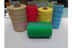 China 2ply/3ply Polypropylene twisted thread sausage loop Twine White / Red 3kg 5kg/Roll supplier
