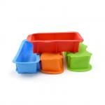 Non Stick Rectangular Silicone Bread Baking Molds for sale