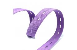 China Adjustable Buttonhole Elastic Webbing 20mm Elastic Strap With Button Holes supplier