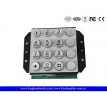 Rugged Vandal - Proof Numeric Keypad With 16 Keys , Ideal For Access Control Phone System for sale