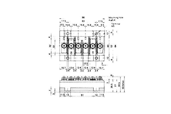 EVL31-055 BIPOLAR TRANSISTOR MODULES Rating and Specifications FUJITSU IGBT Power Module