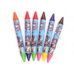 Safty desgin Kids Drawing Funny double end crayon/Eco-friendly color drawing double end crayon for sale