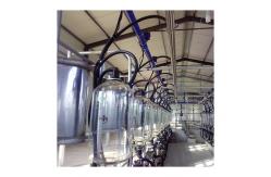 China PVC pipeline 380V Herringbone Milking Parlor With Electronic Milk Meter supplier