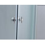 White Corner Sliding Shower Enclosure 900x900x1950mm