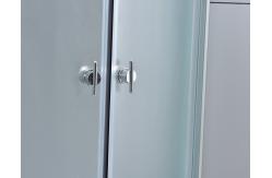 China White Corner Sliding Shower Enclosure 900x900x1950mm supplier