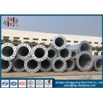 10 - 500kv Galvanized Steel Pole Electrical Power Pole Transmission Tower for sale