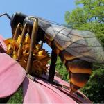 Animatronic Life Size Bee Model , Simulation Insects Shape Customized for sale