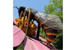 China Animatronic Life Size Bee Model , Simulation Insects Shape Customized supplier