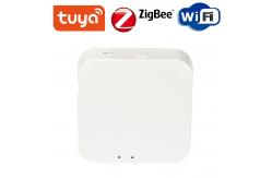 China Remote Control Zigbee Wifi Gateway 90mm×90mm Zigbee Gateway Hub Wired supplier