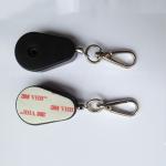 Tear Shape Retractable Anti Theft Pull Box Recoiler with Key Hook End for sale