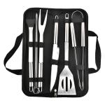 BBQ 5 Piece Family Outdoor Portable Cloth Bag Tools For Barbecue for sale