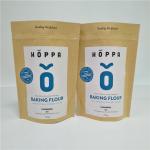 Natural Brown Customized Paper Bags Pouch For Tea Dried Food Nuts Spices Package for sale