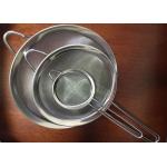 Multi Function Kitchen Fine Mesh Strainer 201 304 Stainless Steel With Handle for sale