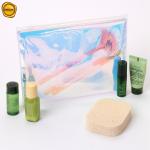 Laser Zipper Toiletry Cosmetic Packaging Bag Jewelry Pouch Holographic Mylar for sale