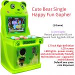 Single-player Coin-operated Video Click Game Arcade Game Machine for sale
