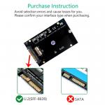 SSD To SFF-8639 PCIe Adapter Card  3.5 HDD  For MacBook Air Pro Retina for sale