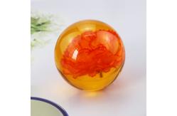 China Transparent Resin Custom Crystal Paperweight , Leaf Paperweight supplier
