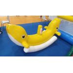 Soft Yellow Dolphin Toys Inflatable Games for Indoor Playground for sale