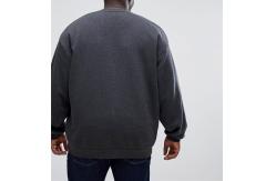 China Fat Men Plus Size Oversized Sweatshirts , Cotton Polyester Thick Oversized Hoodie supplier