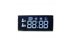 China Metal PIN LCD Digital Display / HTN Positive Transflective Segment LCD Display supplier