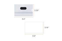 China Magnetic Transparent Plastic Security ID Card Holders For Office ODM supplier