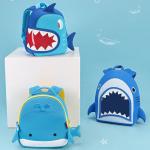 NHB186 New arrival cute and vivid shark toddler Backpack bag