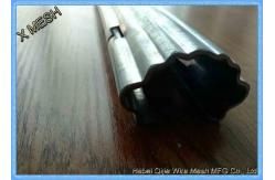 China Powder Coated Metal Vineyard Trellis Posts 2.0m Length 53x30mm Size supplier