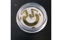 China Machining Flexible Beam Quartz Pendulum Gold Coated For High Reflection supplier