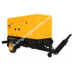 1500RPM 1800RPM 15KW Trailer Mounted Diesel Generator Outside Use for sale