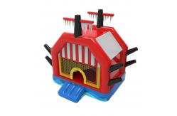 China Small Pirate Ship Inflatable Bouncy Castle For Childrens supplier