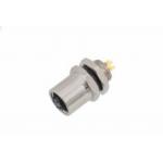 M5 Female Front Mount Socket Solder Screw M5*0.5 3/4pin 20A  IP67 PCB for sale