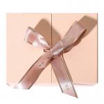 4C 6C Full Color Rigid Cardboard Box Pink Cosmetc Gift Box With Ribbon for sale