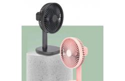 China HEBRONFAN Rechargeable Table Fans Alloy Steel Button Control 2 Speeds supplier