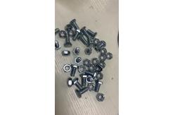 China Mild Steel Hex Bolt And Nuts BSW Natural Finish Stud Nut Bolt supplier