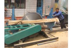 China tree saw machine wood cutting machine, wood circular sawmill with carriage supplier