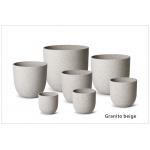 Smooth Surface Modern Style Powder Coated Fiber Clay Planter Easily Assembled for sale
