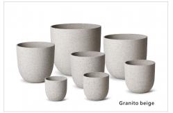 China Smooth Surface Modern Style Powder Coated Fiber Clay Planter Easily Assembled supplier