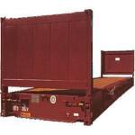 Steel Used Flat Rack Containers Tare Weight 2200kg For Logistics And Transport for sale