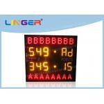 Red Color and Yellow Color 8'' inch Digit Height Led Electronic Scoreboard For Indoor Tennis for sale