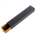 Black Kraft Paper Packaging Watch Strap Box With Drawer Size Customized for sale