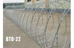 China Galvanized 450mm 18inch Chain Link Razor Barbed Wire Spiral supplier