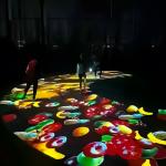 Outdoor Amazing Colorful 3d Hologram Interactive Floor Projector for sale