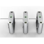 QR Barcode Biometric Fingerprint Tripod Turnstile Gate For Pedestrian