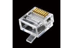 China ZC-MP88UFS(7246216) 8P/8C CAT5E Modular Plug Unshielded Flat Over supplier