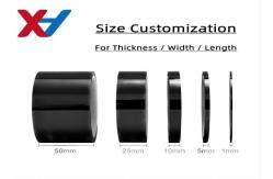 China 500mm Width Black Polyimide Adhesive Tape High Temperature Resistant supplier