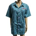 Cleanroom 65% Polyester 35% Cotton Short Sleeve ESD apparel for sale
