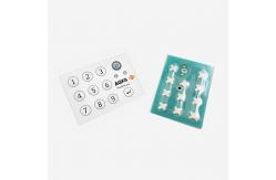 China PET PC PVC Material PCB Membrane Switch Keypad With Top Embossing Multipurpose supplier