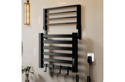 China Wall Mounted Electric Heated Towel Rack Electric Towel Warmers For Bathrooms supplier