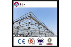 China Sloping Roof Warehouse Prefabricated Buildings Recyclable Steel Frame Workshop supplier