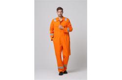 China Brass Zips Fr Flame Resistant Apparel , EN11611 Heat Resistant Overalls supplier